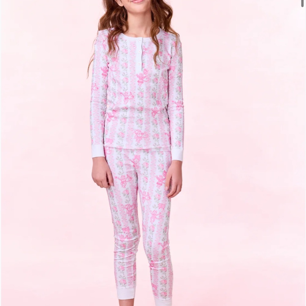 LoveShackFancy x Roller Rabbit Kids Heirloom Monkey Pajamas NWT